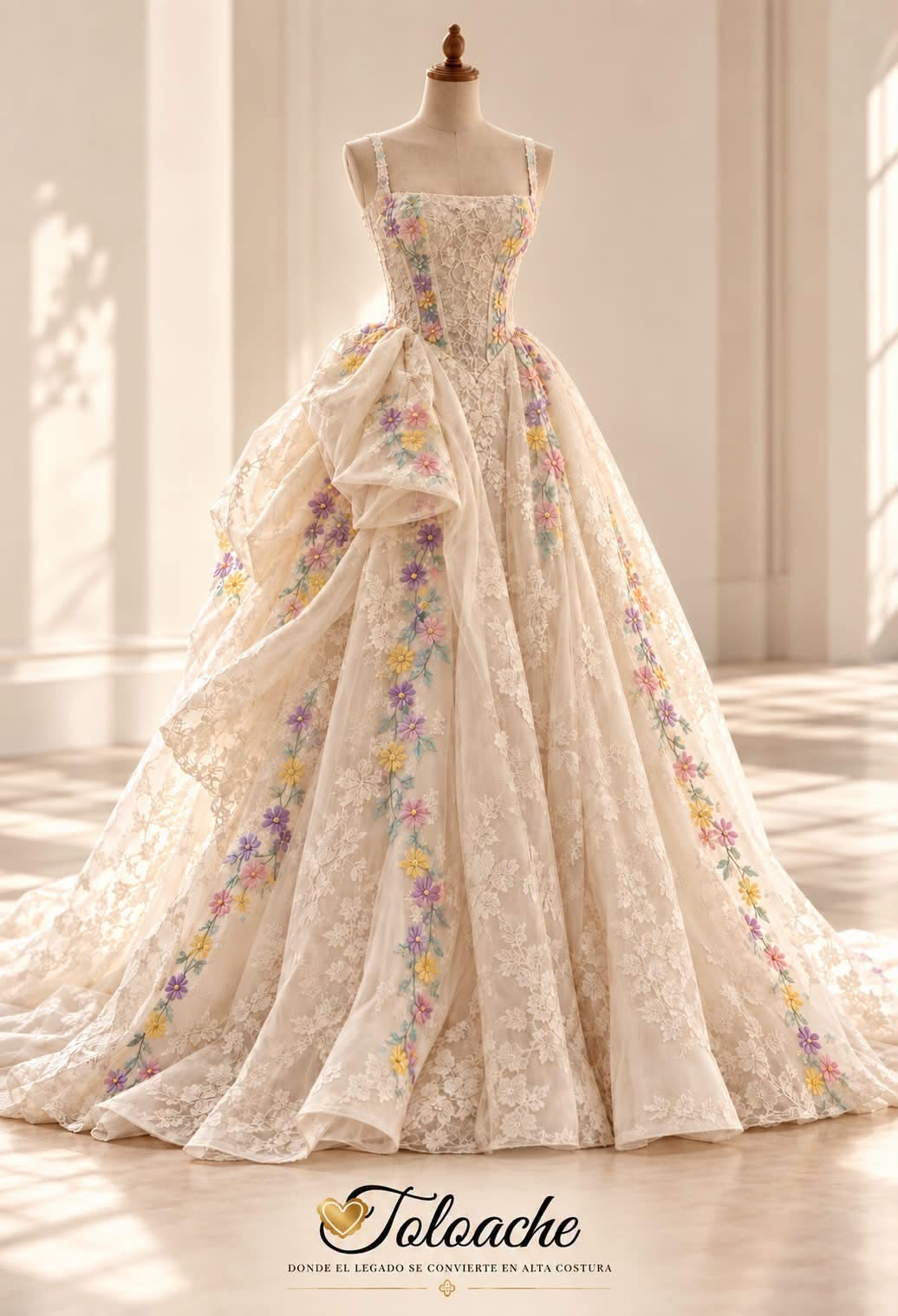 Vestido Floral Blanco