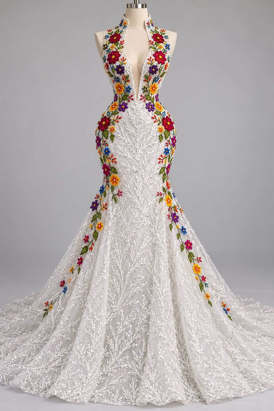 Vestido Lirio Sirena Floral
