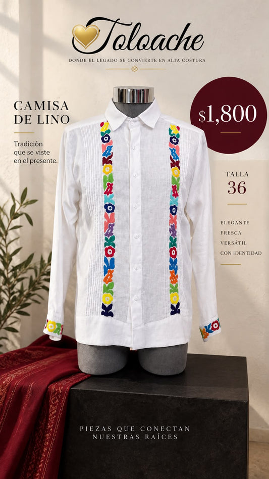 OFERTA: Guayabera "Cuenca de Colores"
