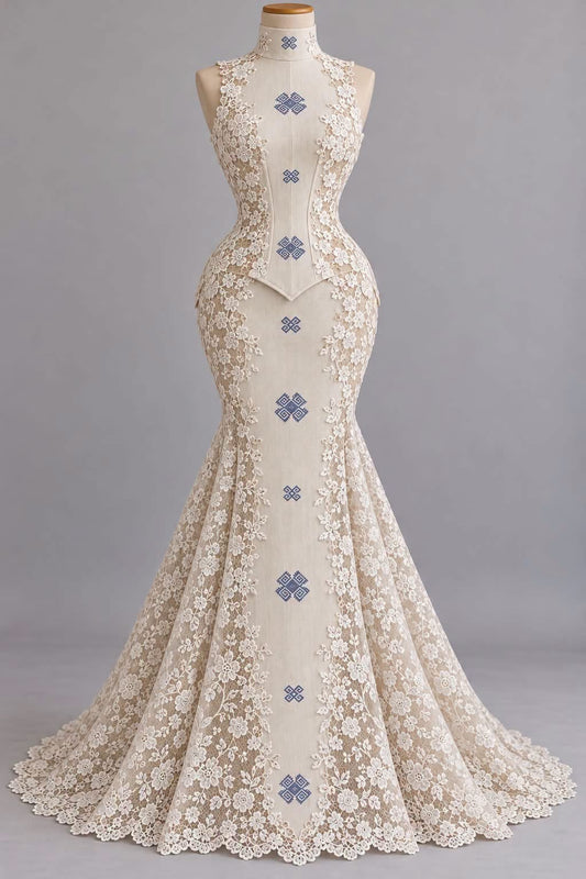 Vestido Lirio Sirena