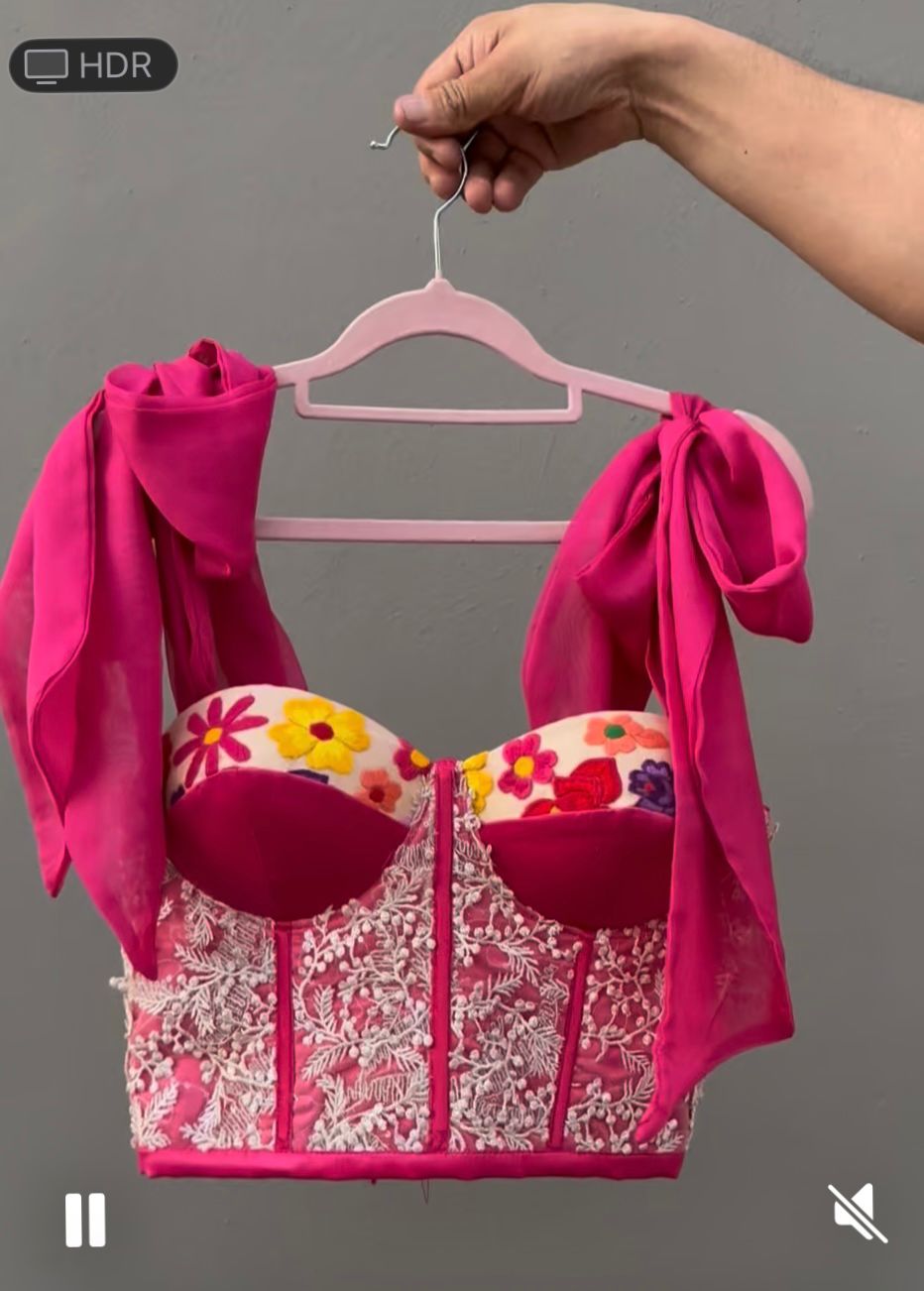 Bustier Rosa Mexicano